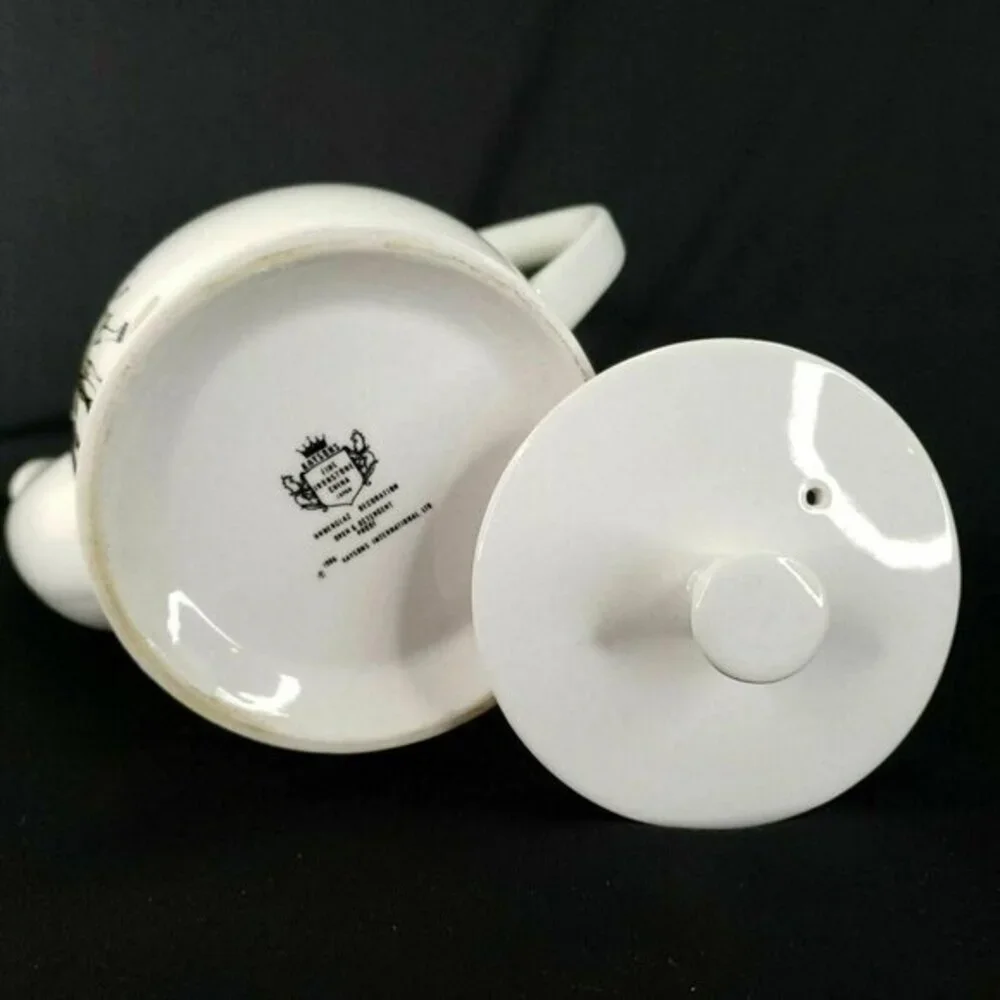 Kaysons‎ International Ironstone Coffee Tea Pot Fine China Japan MCM  Vtg 1966